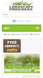 Mobile Screenshot of landscapeproviders.ie